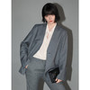 COCOBELLA简约气质裸领精纺西装通勤职业一粒扣西服外套SI69 商品缩略图4
