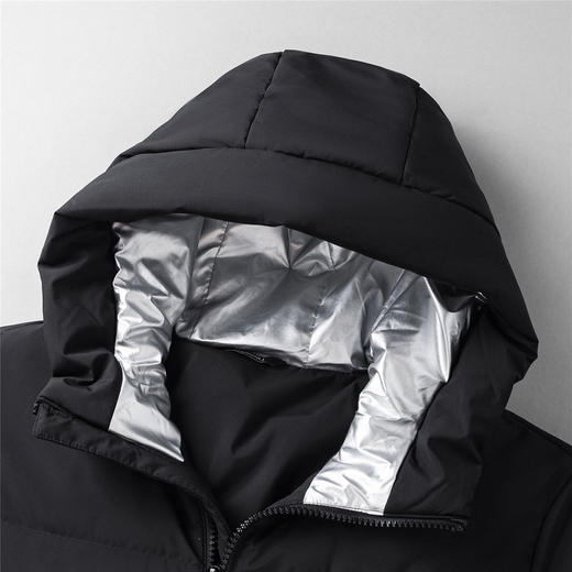 30W2305【白鹅绒】罗蒙秋冬男装羽绒服男士短款休闲连帽款保暖羽绒服外套男 商品图5