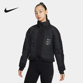 Nike/耐克女子保暖跑步夹克冬新款宽松反光运动加厚外套FB7822-010