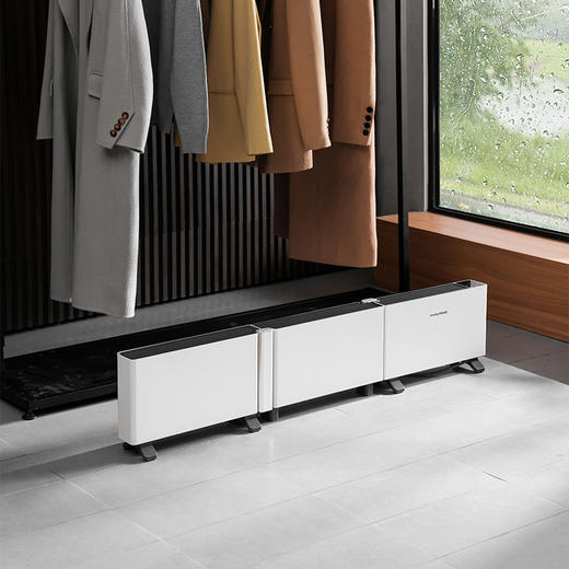 摩飞折叠踢脚线取暖器MR2028 家用石墨烯速热电暖器 智能变频易收纳超薄电暖气 商品图12