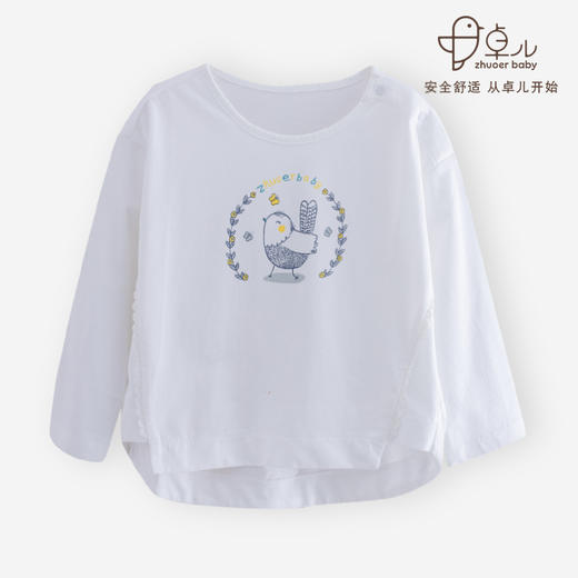 【春夏T恤衫】卓儿女童全棉针织T恤衫打底衫适合1.5岁-6岁 商品图0