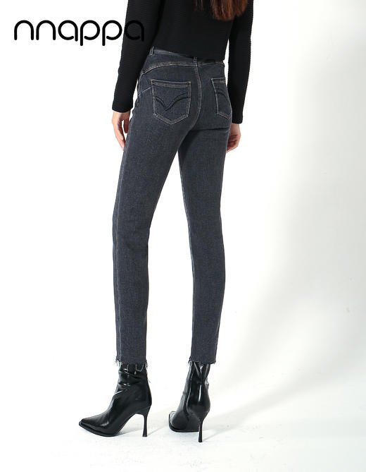 弹力牛仔铅笔裤DX21703 商品图2