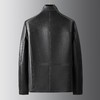 【绵羊皮】圣得西男士真皮皮衣秋季中青立领皮夹克外套2352937511A 商品缩略图4