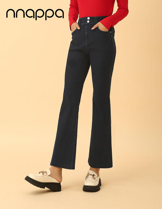 负离子微喇叭磨毛牛仔裤PA29266 商品图3