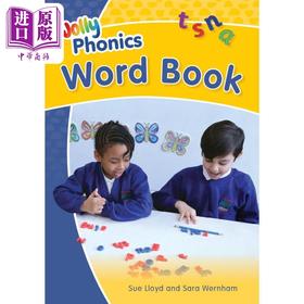 【中商原版】Jolly Phonics Word Book 快乐自然拼读单词书 手写体英式英语版 英文原版 幼儿英语单词词汇自学教辅 进口图书