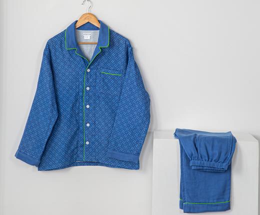 七諨丝柔纺男家居套装DB 商品图0