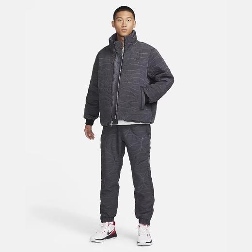 【库存有限 无货将做退款】Nike/耐克男子棉服冬新款梭织宽松保暖立领外套教练夹克FB7102-010 商品图4