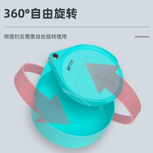 佳钓尼2023新品竞技散炮盆双层饵料盒食盒多功能开饵竞技鱼饵盒 商品图1