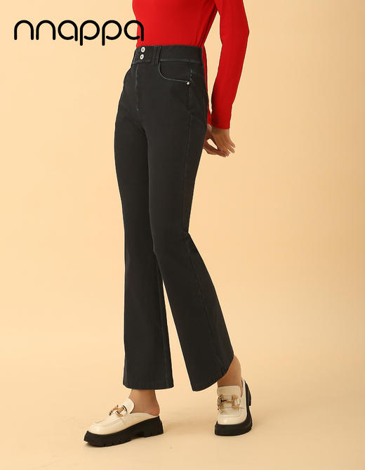 负离子微喇叭磨毛牛仔裤PA29266 商品图2