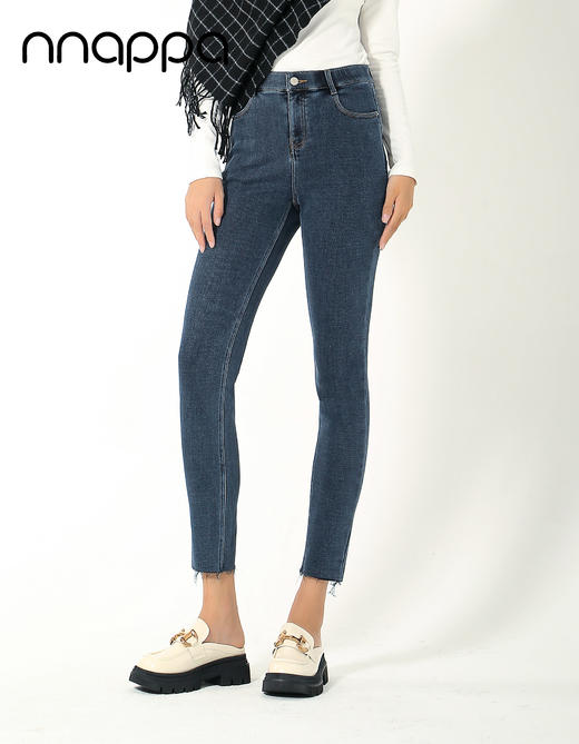 弹力牛仔铅笔裤DX21703 商品图3