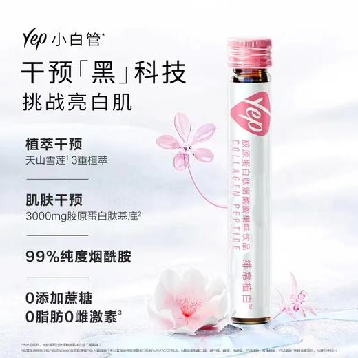 汤臣倍健yep小白管植白饮口服液/烟酰胺/天山雪莲精华饮/3000mg胶原蛋白肽 商品图1