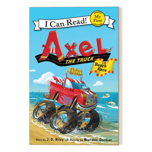 Collins柯林斯 Axel the Truck Beach Race 英文原版 小卡车Axel系列 My First I Can Read分级阅读 英文版 进口英语原版书籍 商品图1