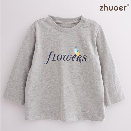 【春夏T恤衫】卓儿女童全棉针织T恤衫打底衫适合1.5岁-6岁 商品图6