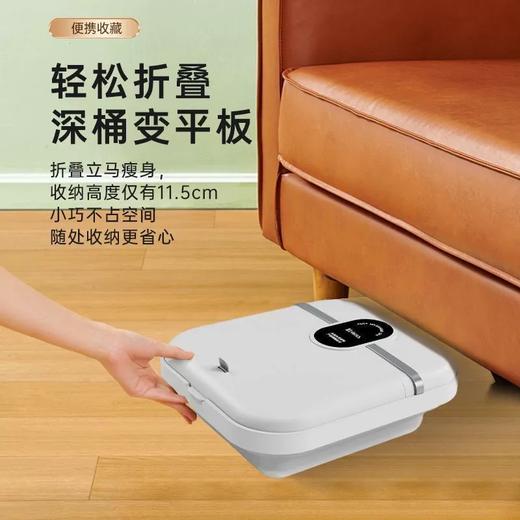 【冲浪按摩！折叠泡脚桶】恒温保护，舒适入眠，轻按一键，滚筒按摩，加热全自动泡脚盆家用便携恒温电动按摩足浴盆 商品图1
