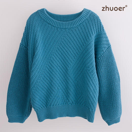 【秋冬毛衫】卓儿女童时尚全棉针织毛衫适合1.5岁-6岁 商品图7