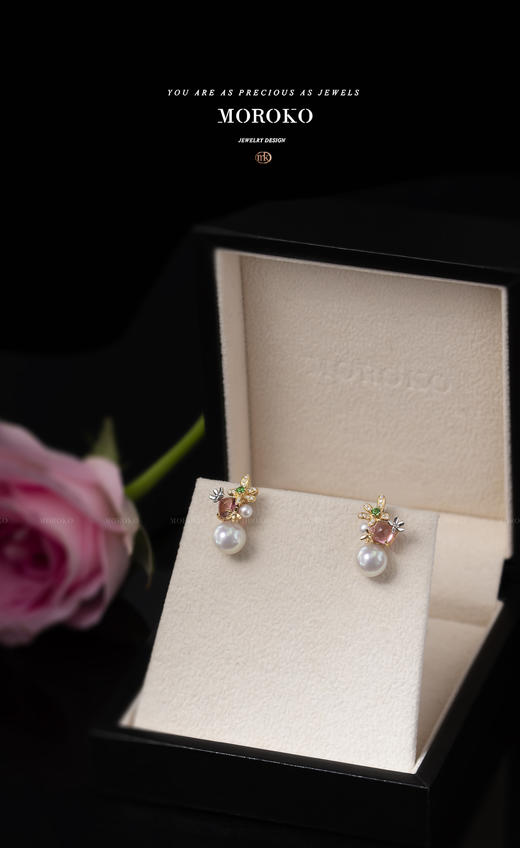 花开无声套系「项链&耳钉」 商品图1