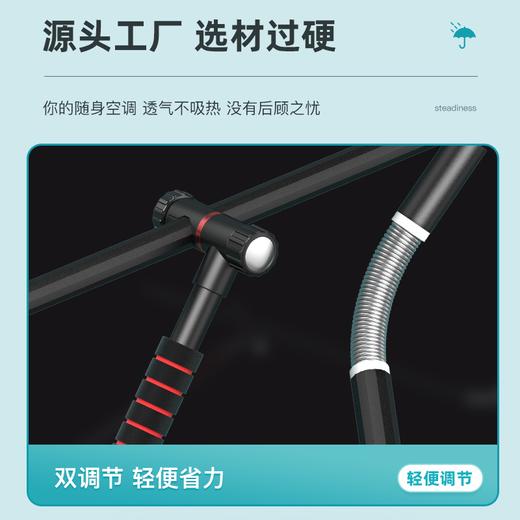 佳钓尼拐杖钓鱼伞加厚防晒垂钓遮阳万向防雨通风多功能轻量拐杖伞 商品图4
