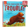 英文原版 有熊的地方就有麻烦！Where There's a Bear, There's Trouble Let's Read Together系列2 全英文版 商品缩略图0