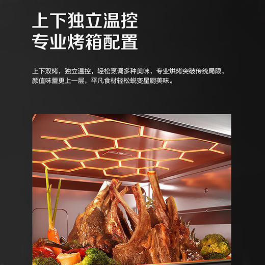 松下 (Panasonic)智能家用多功能微波炉烤箱23升自动菜单解冻微波炉烤箱一体机 NN-DS59MBXPE 商品图2