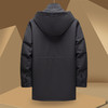 【85鸭绒】罗蒙秋冬中长款羽绒服外套男士休闲可拆卸帽子保暖羽绒服男外套 商品缩略图2