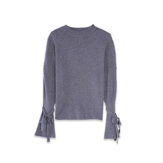 东黎 • 小山羊绒女士秋冬荷叶袖半高领套衫 3406 商品图12