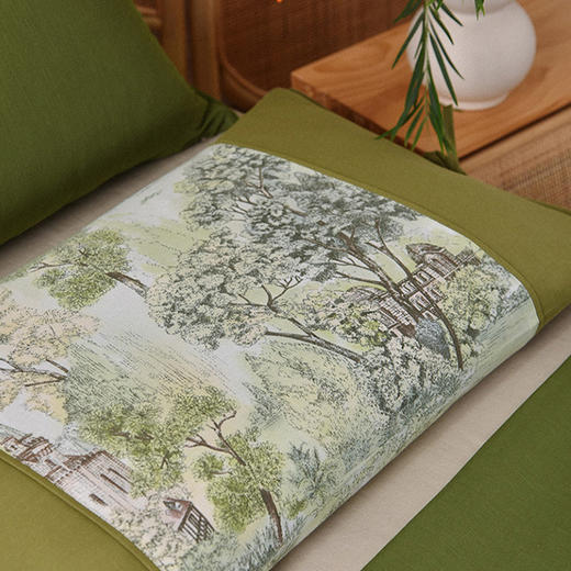 卢瓦尔河谷系列调节枕全荞麦壳纯棉可调节护颈枕 商品图3