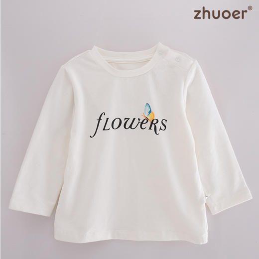 【春夏T恤衫】卓儿女童全棉针织T恤衫打底衫适合1.5岁-6岁 商品图7