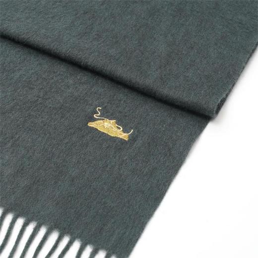 醍醐 100%牦牛绒围巾 桑烟灰 温暖透气 可作披肩围巾男女皆适宜 商品图4