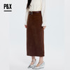 P&X设计师女装 梭织半身中长裙 823407572 咖色 商品缩略图0
