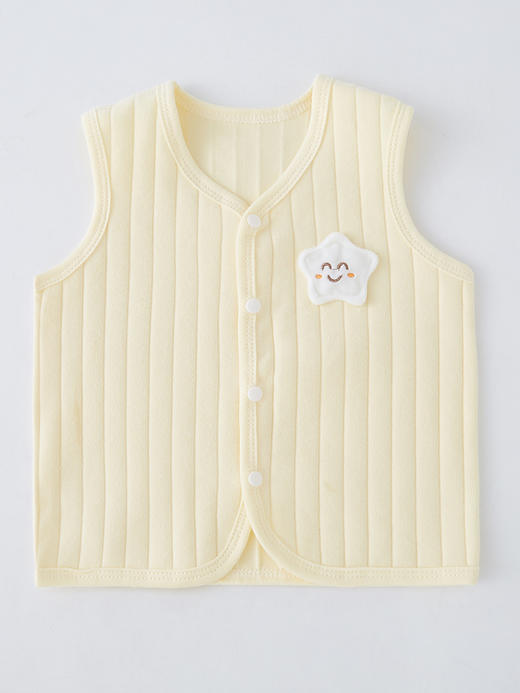 【春秋新款！舒适保暖】婴儿马甲春秋款舒绒棉宝宝无袖背心婴幼儿坎肩秋冬季新生儿小马夹，柔软细腻的棉质，温暖小肩膀；背心式设计，方便穿脱。ry 商品图0