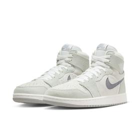 Nike/耐克乔丹AJ1男子休闲运动鞋板鞋缓震翻毛皮白色DV1307-101