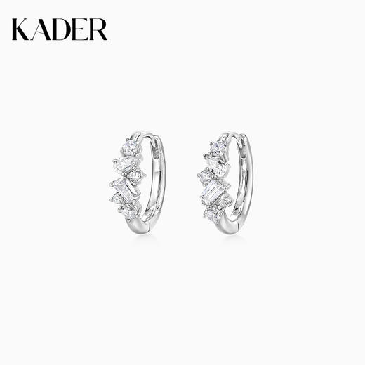 KADER卡蒂罗 冰晶几何耳钉 女925银耳饰小众设计感高级2023新款爆款礼物 商品图0