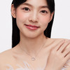 KADER卡蒂罗 云蝶花环项链 女925银小众设计高级锁骨链生日礼物2023新款 商品缩略图3