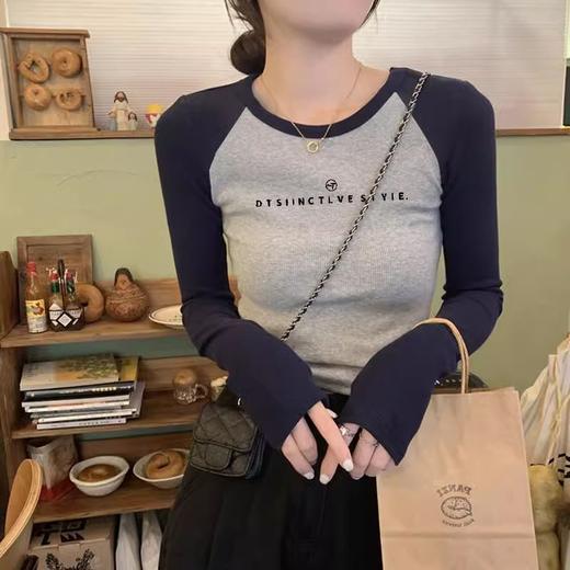 裁缝学苑AS135长袖t恤纸样女装新款修身显瘦打底衫上衣打版图 商品图5