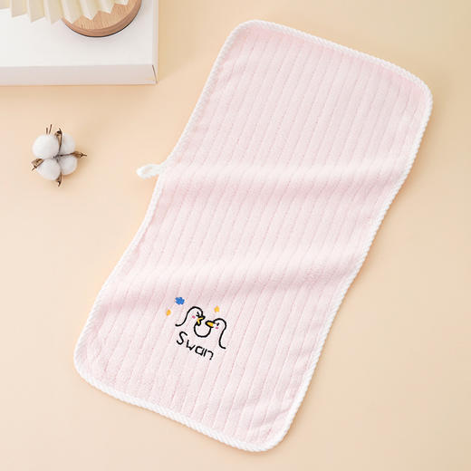 【19.9/3件！儿童棉柔毛巾】儿童毛巾珊瑚绒柔软不掉毛洗脸巾，可爱卡通刺绣擦手巾，触感柔软 毛圈蓬松饱满 温柔轻肤稚嫩肌肤-QQ 商品图7