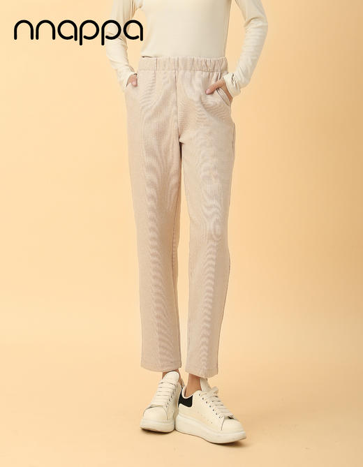 糯米阳离子绒通勤烟管裤PA29270 商品图1