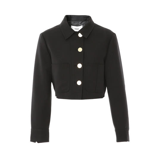 VIMAGE纬漫纪冬季新款显瘦百搭纯色短外套V2003616 商品图5