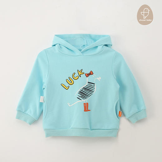 【秋冬卫衣】卓儿女童针织休闲卫衣连帽加里卫衣适合1.5岁-6岁 商品图5