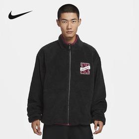 Nike/耐克外套男子冬新款双面穿保暖摇粒绒休闲运动夹克FV8588-010