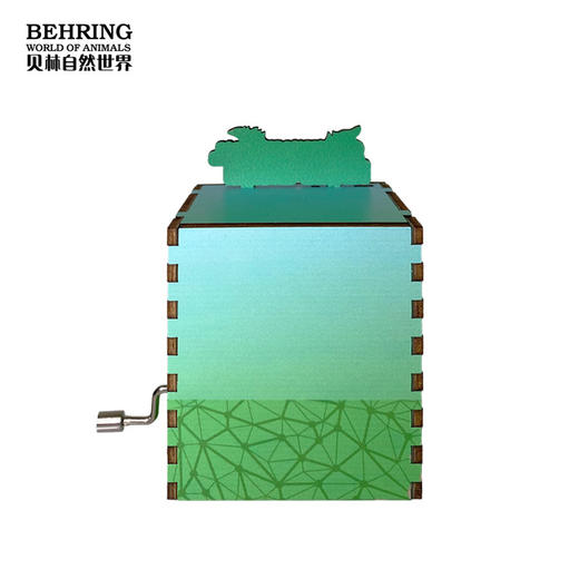 贝林自然世界X上海自然博物馆限定远古生物木制拼插音乐盒 商品图1