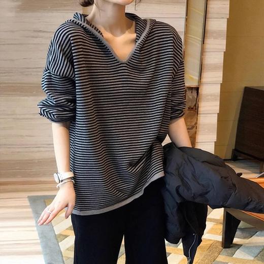 裁缝学苑AX136复古宽松显瘦上衣连帽卫衣纸样女裁剪衣服版型打版 商品图4