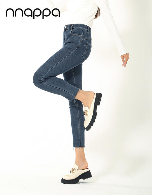 弹力牛仔铅笔裤DX21703 商品图4