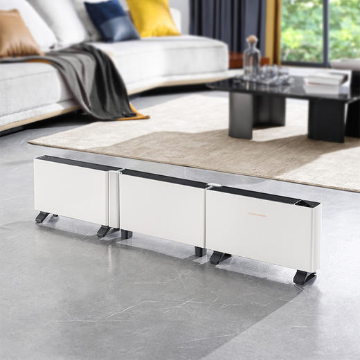 摩飞折叠踢脚线取暖器MR2028 家用石墨烯速热电暖器 智能变频易收纳超薄电暖气 商品图8