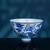 青花祥云八宝鸡心杯 商品缩略图1