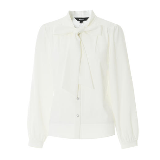 EITIE爱特爱秋季新款温柔百搭显瘦飘带上衣衬衫C2309202 商品图6
