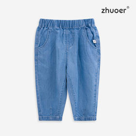 【春秋梭织长裤】卓儿女童微弹梭织长裤适合1.5岁-6岁