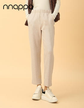 糯米阳离子绒通勤烟管裤PA29270