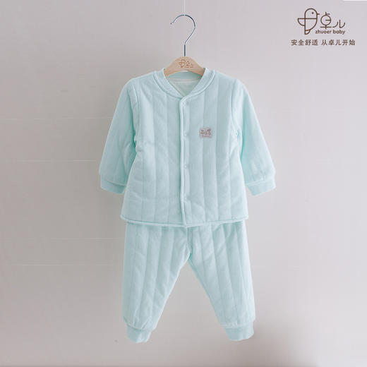 【秋冬保暖棉衣套装】卓儿宝宝薄棉保暖服纯棉家居服婴儿衣服适合3个月-5岁 商品图2