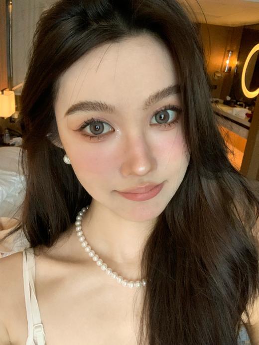 woolilens半年抛 钻石沙滩 棕/银色山泉 灰 14.2mm 非离子 商品图5