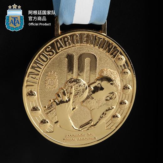 阿根廷国家队官方商品 |球员纪念奖牌梅西金球奖世界杯夺冠 商品图4